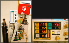 血圧計・ＡＥＤ＆笑気ガス･酸素